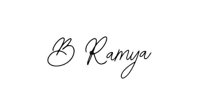 Make a beautiful signature design for name B Ramya. With this signature (Bearetta-2O07w) style, you can create a handwritten signature for free. B Ramya signature style 12 images and pictures png