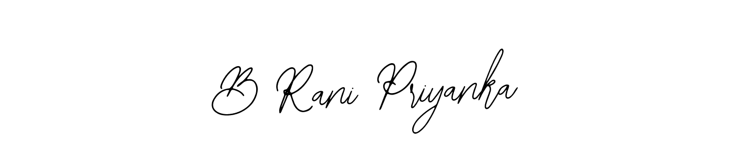Make a short B Rani Priyanka signature style. Manage your documents anywhere anytime using Bearetta-2O07w. Create and add eSignatures, submit forms, share and send files easily. B Rani Priyanka signature style 12 images and pictures png