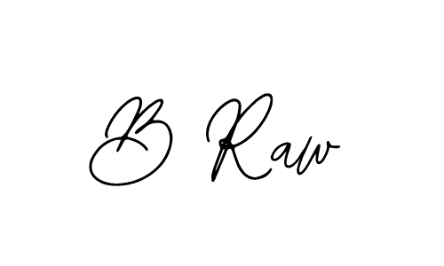 How to make B Raw name signature. Use Bearetta-2O07w style for creating short signs online. This is the latest handwritten sign. B Raw signature style 12 images and pictures png
