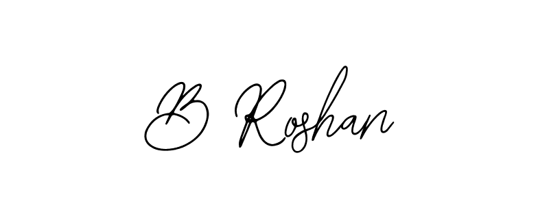 B Roshan stylish signature style. Best Handwritten Sign (Bearetta-2O07w) for my name. Handwritten Signature Collection Ideas for my name B Roshan. B Roshan signature style 12 images and pictures png