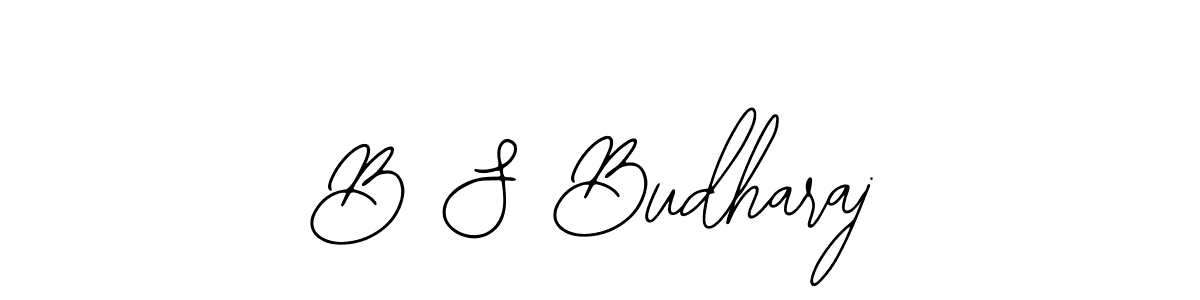 Make a beautiful signature design for name B S Budharaj. Use this online signature maker to create a handwritten signature for free. B S Budharaj signature style 12 images and pictures png