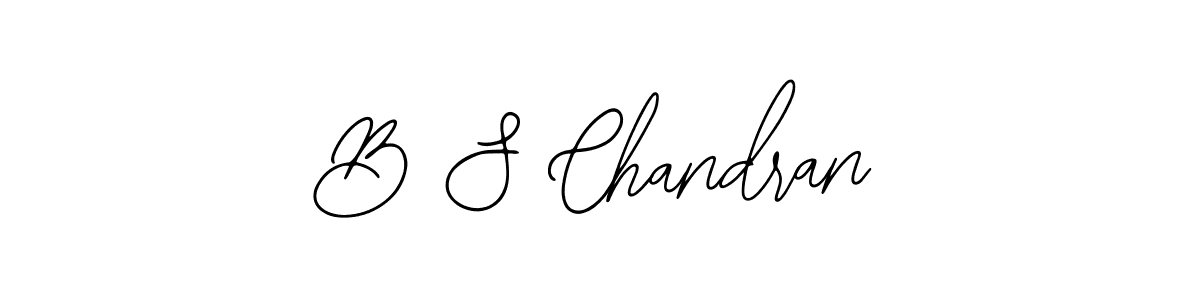 Use a signature maker to create a handwritten signature online. With this signature software, you can design (Bearetta-2O07w) your own signature for name B S Chandran. B S Chandran signature style 12 images and pictures png