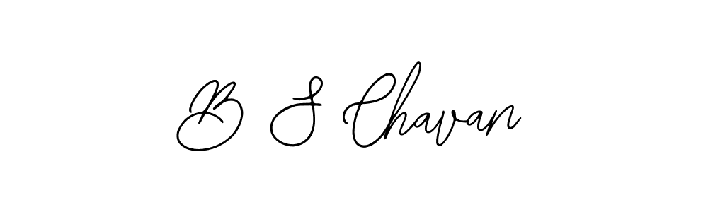Bearetta-2O07w is a professional signature style that is perfect for those who want to add a touch of class to their signature. It is also a great choice for those who want to make their signature more unique. Get B S Chavan name to fancy signature for free. B S Chavan signature style 12 images and pictures png