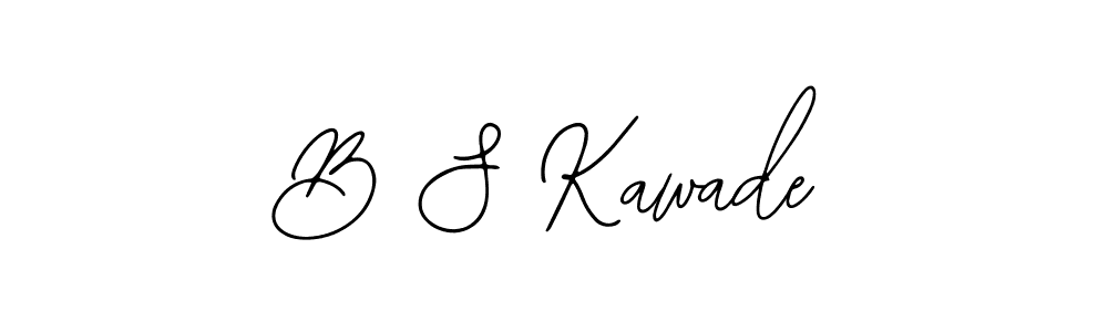 B S Kawade stylish signature style. Best Handwritten Sign (Bearetta-2O07w) for my name. Handwritten Signature Collection Ideas for my name B S Kawade. B S Kawade signature style 12 images and pictures png