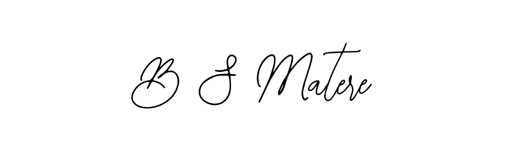How to Draw B S Matere signature style? Bearetta-2O07w is a latest design signature styles for name B S Matere. B S Matere signature style 12 images and pictures png