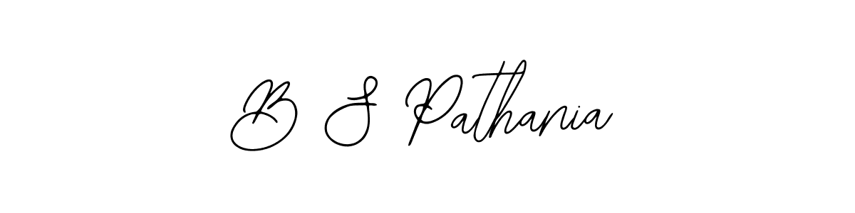 Make a beautiful signature design for name B S Pathania. Use this online signature maker to create a handwritten signature for free. B S Pathania signature style 12 images and pictures png