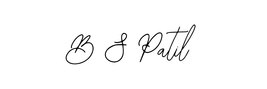 Also You can easily find your signature by using the search form. We will create B S Patil name handwritten signature images for you free of cost using Bearetta-2O07w sign style. B S Patil signature style 12 images and pictures png