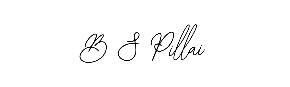 Also You can easily find your signature by using the search form. We will create B S Pillai name handwritten signature images for you free of cost using Bearetta-2O07w sign style. B S Pillai signature style 12 images and pictures png