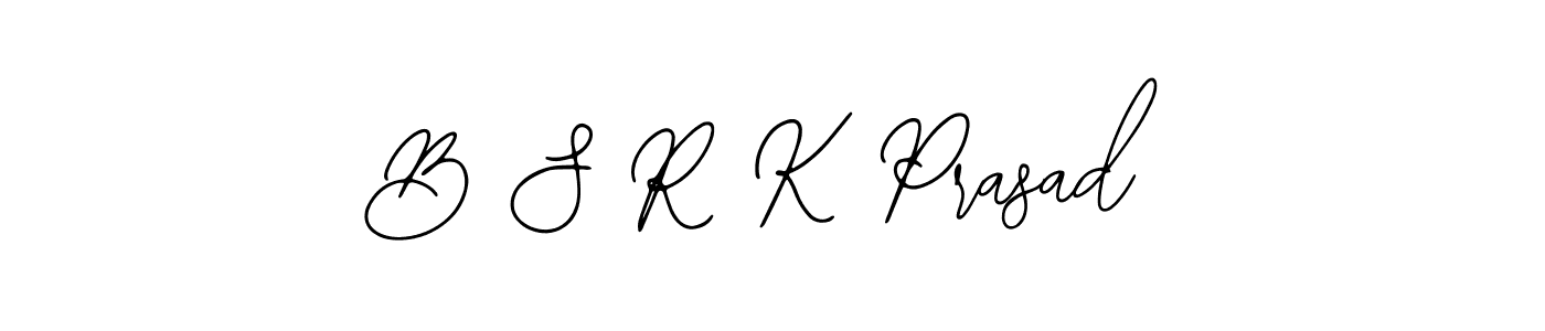 Create a beautiful signature design for name B S R K Prasad. With this signature (Bearetta-2O07w) fonts, you can make a handwritten signature for free. B S R K Prasad signature style 12 images and pictures png