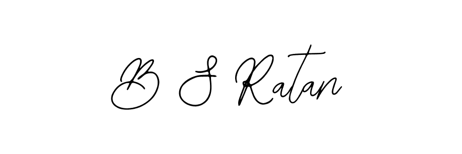 B S Ratan stylish signature style. Best Handwritten Sign (Bearetta-2O07w) for my name. Handwritten Signature Collection Ideas for my name B S Ratan. B S Ratan signature style 12 images and pictures png