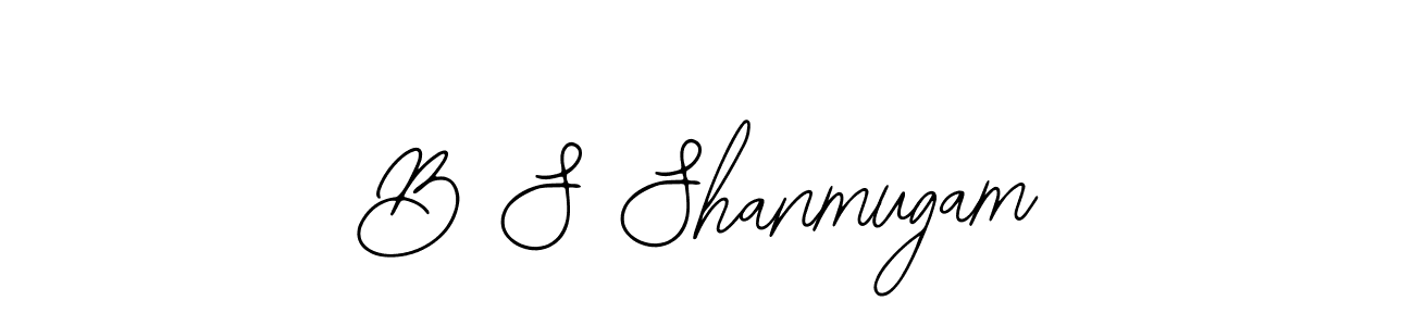 It looks lik you need a new signature style for name B S Shanmugam. Design unique handwritten (Bearetta-2O07w) signature with our free signature maker in just a few clicks. B S Shanmugam signature style 12 images and pictures png