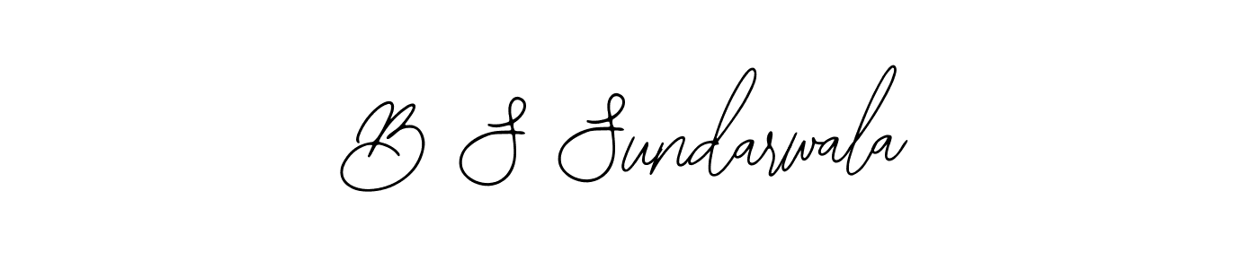 B S Sundarwala stylish signature style. Best Handwritten Sign (Bearetta-2O07w) for my name. Handwritten Signature Collection Ideas for my name B S Sundarwala. B S Sundarwala signature style 12 images and pictures png
