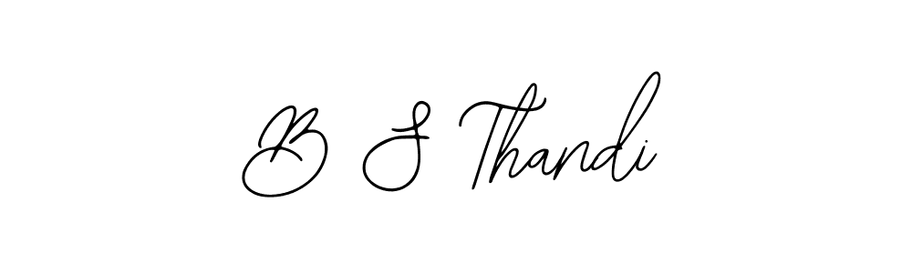 Make a short B S Thandi signature style. Manage your documents anywhere anytime using Bearetta-2O07w. Create and add eSignatures, submit forms, share and send files easily. B S Thandi signature style 12 images and pictures png