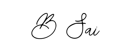The best way (Bearetta-2O07w) to make a short signature is to pick only two or three words in your name. For converting this name B Sai. B Sai signature style 12 images and pictures png