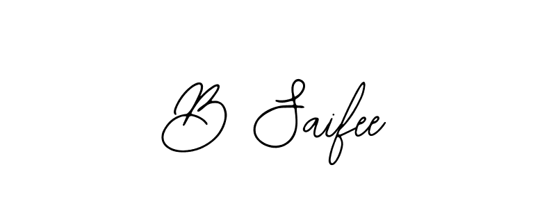 The best way (Bearetta-2O07w) to make a short signature is to pick only two or three words in your name. The name B Saifee include a total of six letters. For converting this name. B Saifee signature style 12 images and pictures png