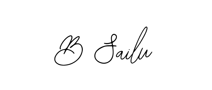 Also You can easily find your signature by using the search form. We will create B Sailu name handwritten signature images for you free of cost using Bearetta-2O07w sign style. B Sailu signature style 12 images and pictures png