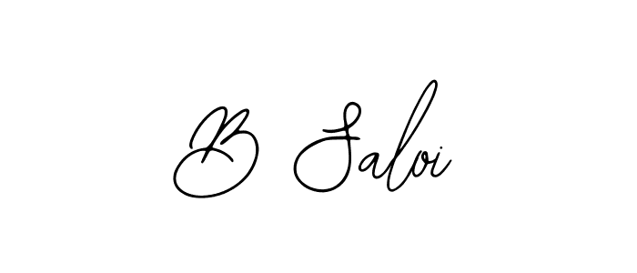 Make a beautiful signature design for name B Saloi. Use this online signature maker to create a handwritten signature for free. B Saloi signature style 12 images and pictures png