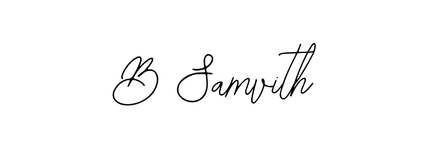 Once you've used our free online signature maker to create your best signature Bearetta-2O07w style, it's time to enjoy all of the benefits that B Samvith name signing documents. B Samvith signature style 12 images and pictures png