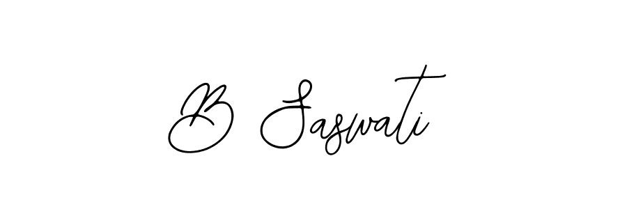The best way (Bearetta-2O07w) to make a short signature is to pick only two or three words in your name. The name B Saswati include a total of six letters. For converting this name. B Saswati signature style 12 images and pictures png
