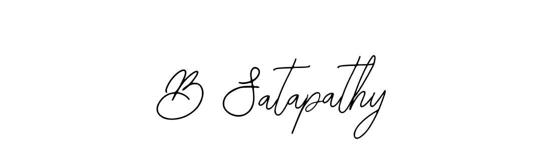 Also we have B Satapathy name is the best signature style. Create professional handwritten signature collection using Bearetta-2O07w autograph style. B Satapathy signature style 12 images and pictures png