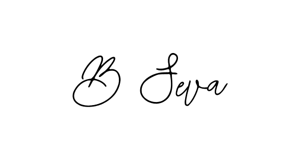 It looks lik you need a new signature style for name B Seva. Design unique handwritten (Bearetta-2O07w) signature with our free signature maker in just a few clicks. B Seva signature style 12 images and pictures png