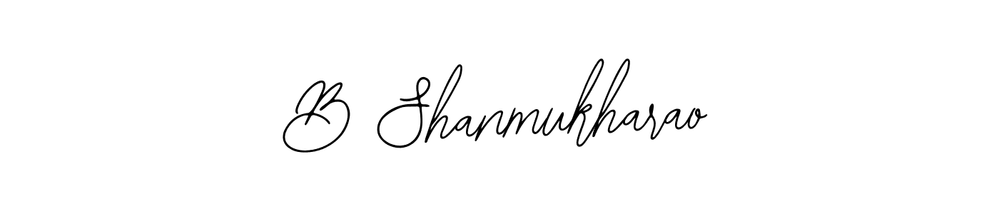 Make a beautiful signature design for name B Shanmukharao. Use this online signature maker to create a handwritten signature for free. B Shanmukharao signature style 12 images and pictures png