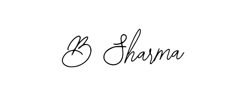 How to Draw B Sharma signature style? Bearetta-2O07w is a latest design signature styles for name B Sharma. B Sharma signature style 12 images and pictures png