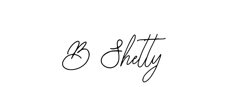 Also we have B Shetty name is the best signature style. Create professional handwritten signature collection using Bearetta-2O07w autograph style. B Shetty signature style 12 images and pictures png