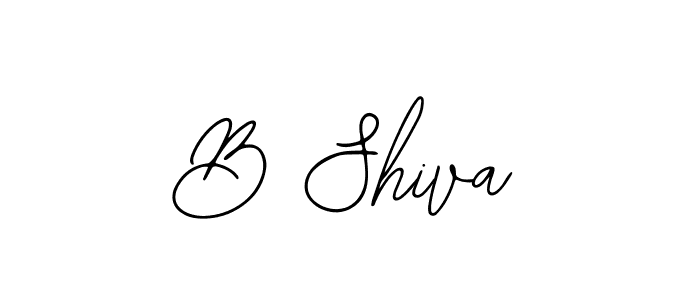 How to make B Shiva signature? Bearetta-2O07w is a professional autograph style. Create handwritten signature for B Shiva name. B Shiva signature style 12 images and pictures png