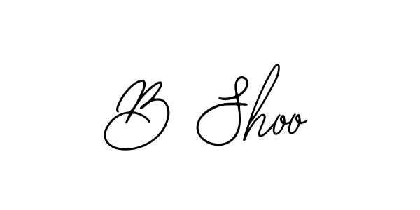 Create a beautiful signature design for name B Shoo. With this signature (Bearetta-2O07w) fonts, you can make a handwritten signature for free. B Shoo signature style 12 images and pictures png