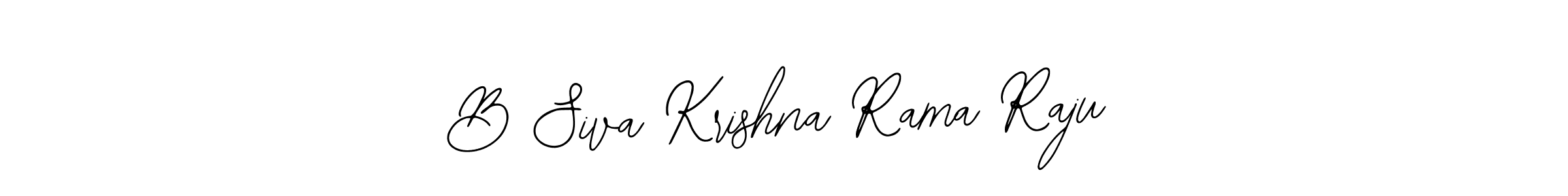 Also we have B Siva Krishna Rama Raju name is the best signature style. Create professional handwritten signature collection using Bearetta-2O07w autograph style. B Siva Krishna Rama Raju signature style 12 images and pictures png