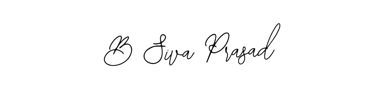 Make a beautiful signature design for name B Siva Prasad. With this signature (Bearetta-2O07w) style, you can create a handwritten signature for free. B Siva Prasad signature style 12 images and pictures png