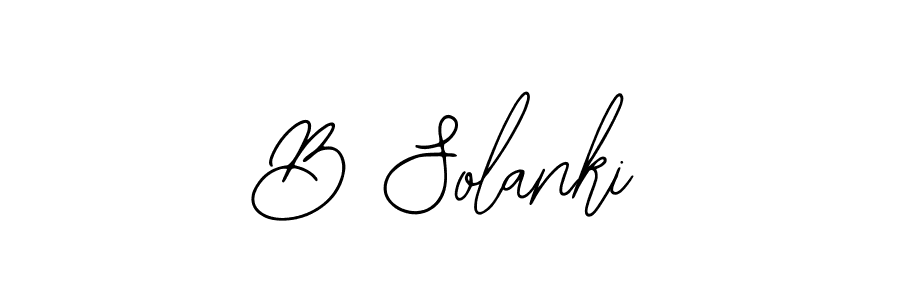 if you are searching for the best signature style for your name B Solanki. so please give up your signature search. here we have designed multiple signature styles  using Bearetta-2O07w. B Solanki signature style 12 images and pictures png