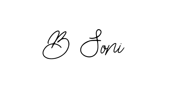 You can use this online signature creator to create a handwritten signature for the name B Soni. This is the best online autograph maker. B Soni signature style 12 images and pictures png