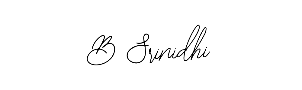 Also You can easily find your signature by using the search form. We will create B Srinidhi name handwritten signature images for you free of cost using Bearetta-2O07w sign style. B Srinidhi signature style 12 images and pictures png