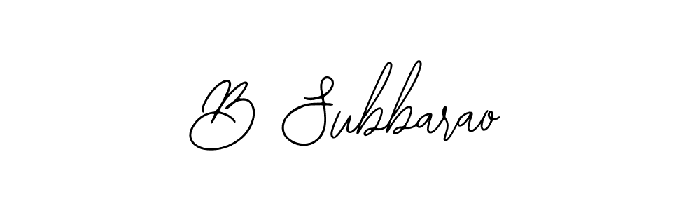 if you are searching for the best signature style for your name B Subbarao. so please give up your signature search. here we have designed multiple signature styles  using Bearetta-2O07w. B Subbarao signature style 12 images and pictures png