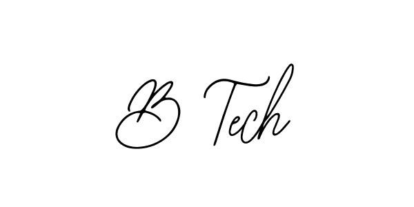 Also we have B Tech name is the best signature style. Create professional handwritten signature collection using Bearetta-2O07w autograph style. B Tech signature style 12 images and pictures png