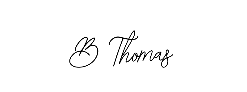 Make a beautiful signature design for name B Thomas. With this signature (Bearetta-2O07w) style, you can create a handwritten signature for free. B Thomas signature style 12 images and pictures png