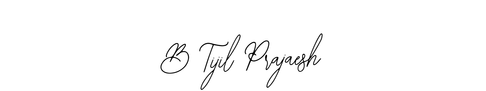 Here are the top 10 professional signature styles for the name B Tijil Prajaesh. These are the best autograph styles you can use for your name. B Tijil Prajaesh signature style 12 images and pictures png