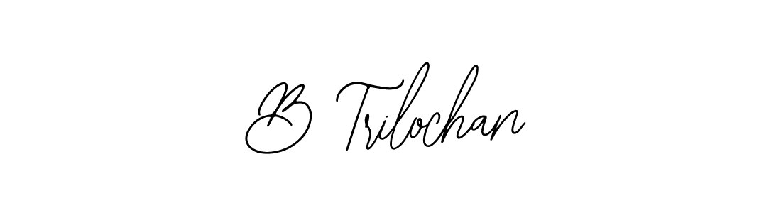 Create a beautiful signature design for name B Trilochan. With this signature (Bearetta-2O07w) fonts, you can make a handwritten signature for free. B Trilochan signature style 12 images and pictures png