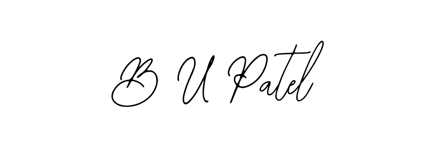 Once you've used our free online signature maker to create your best signature Bearetta-2O07w style, it's time to enjoy all of the benefits that B U Patel name signing documents. B U Patel signature style 12 images and pictures png