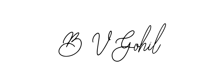 See photos of B V Gohil official signature by Spectra . Check more albums & portfolios. Read reviews & check more about Bearetta-2O07w font. B V Gohil signature style 12 images and pictures png