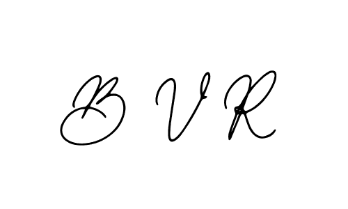 Bearetta-2O07w is a professional signature style that is perfect for those who want to add a touch of class to their signature. It is also a great choice for those who want to make their signature more unique. Get B V R name to fancy signature for free. B V R signature style 12 images and pictures png