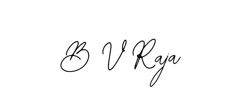 You should practise on your own different ways (Bearetta-2O07w) to write your name (B V Raja) in signature. don't let someone else do it for you. B V Raja signature style 12 images and pictures png