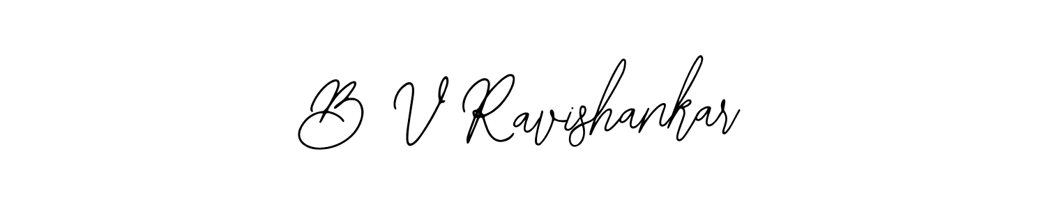 Make a beautiful signature design for name B V Ravishankar. Use this online signature maker to create a handwritten signature for free. B V Ravishankar signature style 12 images and pictures png