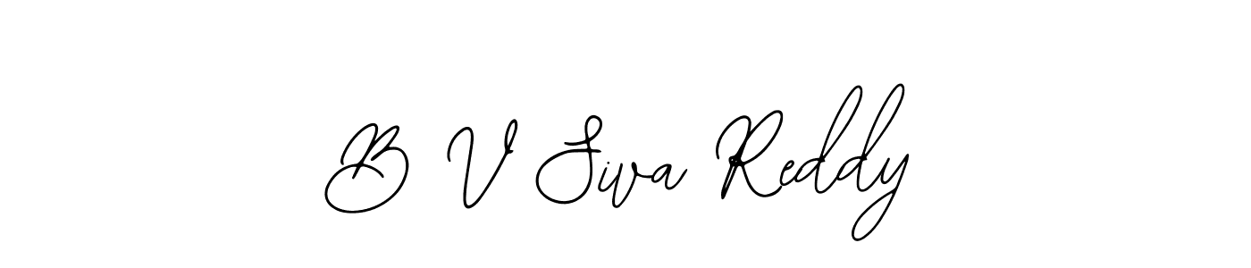 if you are searching for the best signature style for your name B V Siva Reddy. so please give up your signature search. here we have designed multiple signature styles  using Bearetta-2O07w. B V Siva Reddy signature style 12 images and pictures png