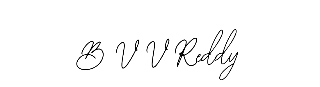 Make a beautiful signature design for name B V V Reddy. With this signature (Bearetta-2O07w) style, you can create a handwritten signature for free. B V V Reddy signature style 12 images and pictures png