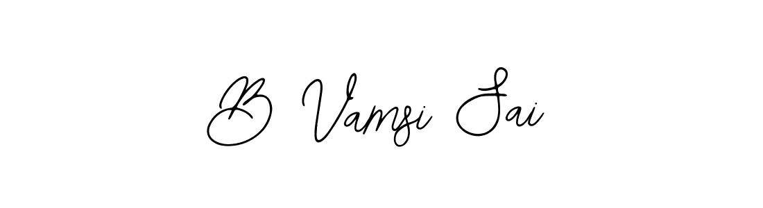 Make a beautiful signature design for name B Vamsi Sai. Use this online signature maker to create a handwritten signature for free. B Vamsi Sai signature style 12 images and pictures png