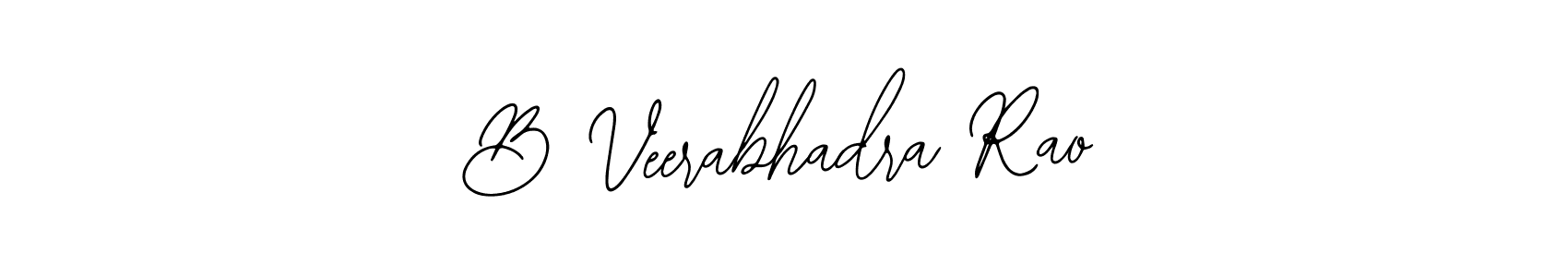 Also we have B Veerabhadra Rao name is the best signature style. Create professional handwritten signature collection using Bearetta-2O07w autograph style. B Veerabhadra Rao signature style 12 images and pictures png
