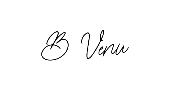 Also we have B Venu name is the best signature style. Create professional handwritten signature collection using Bearetta-2O07w autograph style. B Venu signature style 12 images and pictures png